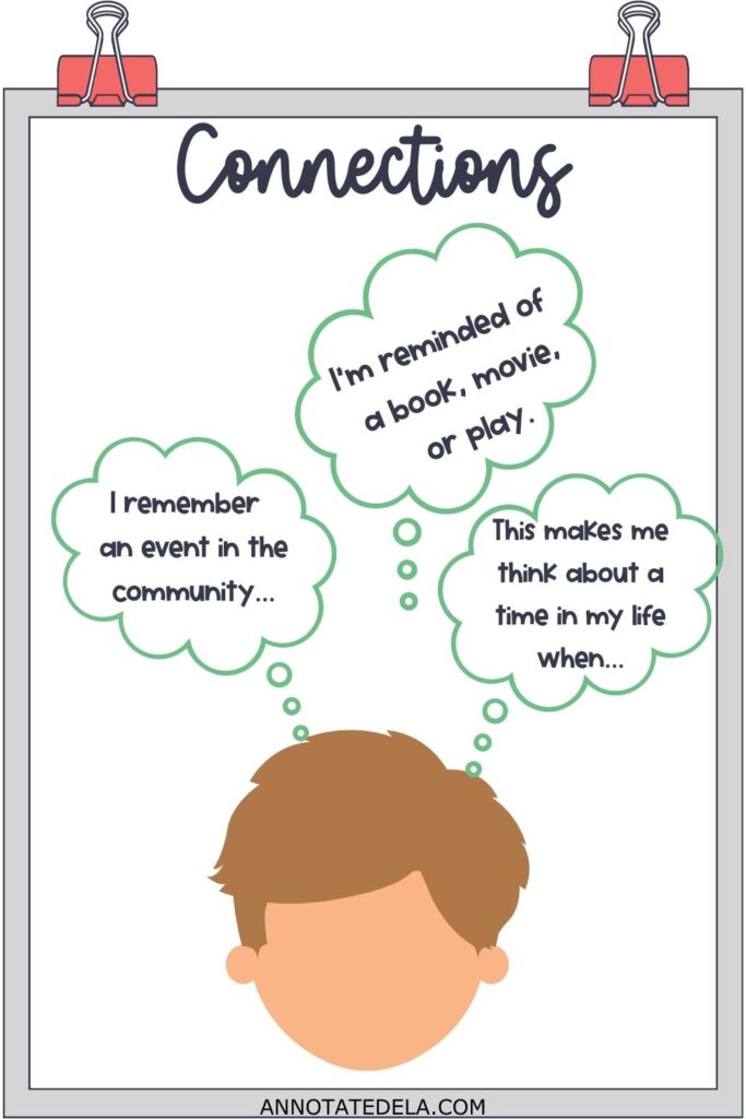Making connections is another way to incorporate strategies for struggling writers.