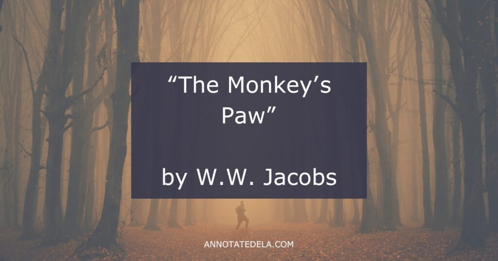 Spooky stories for literary analysis and The Monkey's Paw