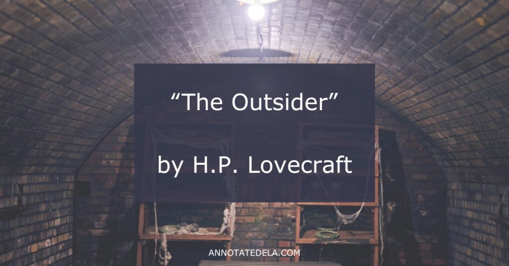 Spooky stories for middle school: The Outsider