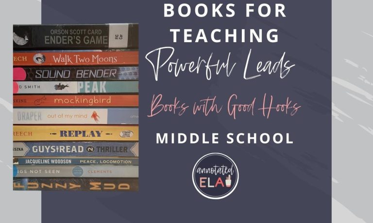 books-for-teaching-powerful-leads-to-middle-school-books-with-good-hooks copy
